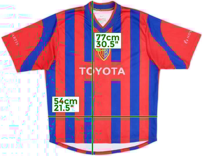 2000-02 FC Basel Home Shirt - 6/10 - (L)