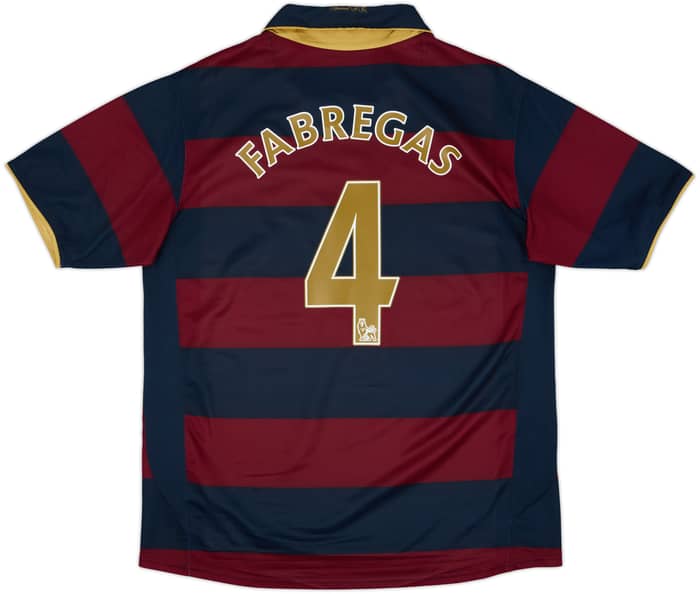 2007-08 Arsenal Tercera Camiseta Fabregas #4 - 8/10 - (L)