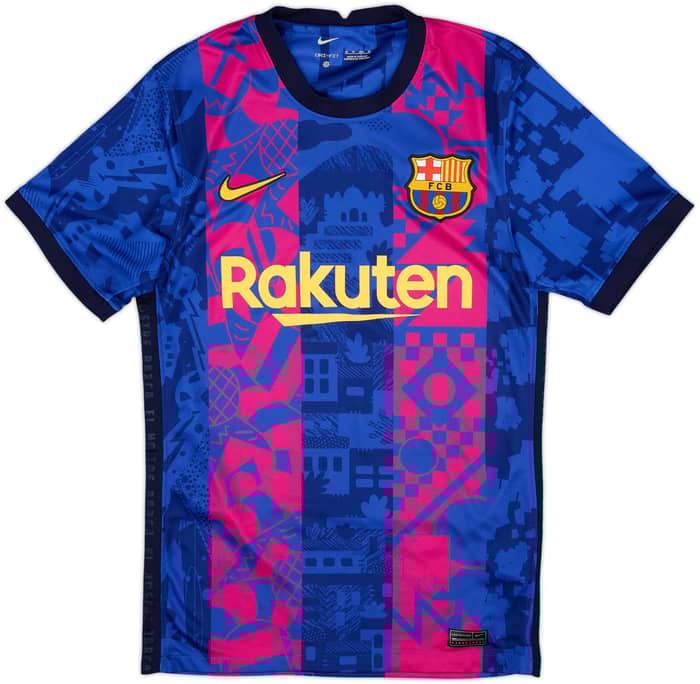 2021-22 Barcelona Third Shirt Pedri #16 - 8/10 - (XS)