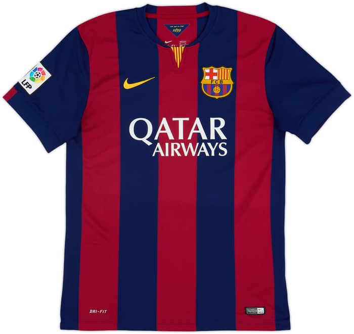 2014-15 Barcelona Home Shirt Messi #10 - 8/10 - (M)