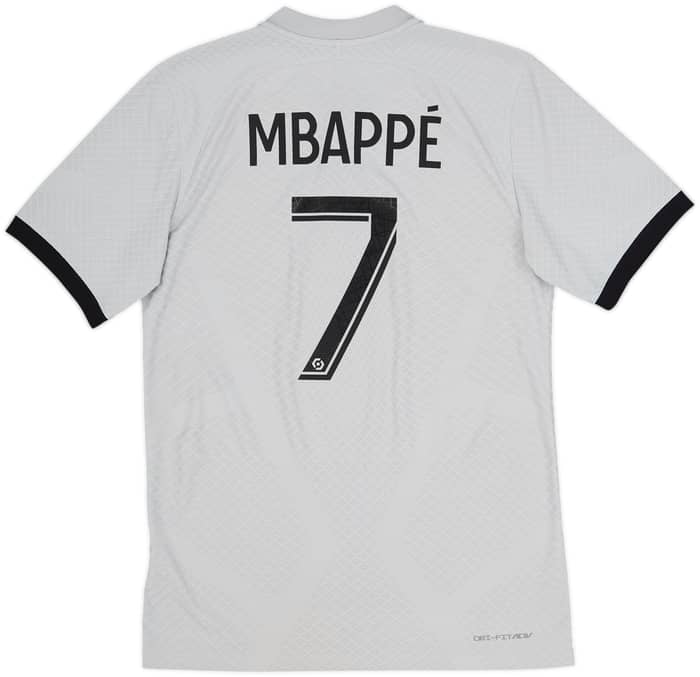 2022-23 París Saint-Germain Camiseta Auténtica de Visitante Mbappe #7 - 9/10 - (S)