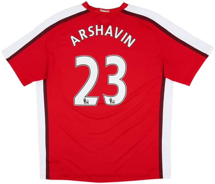 2008-10 Arsenal Home Shirt Arshavin #23 - 7/10 - (XL)