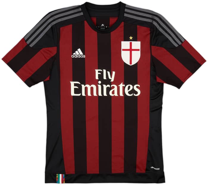 2015-16 AC Milan Home Shirt Balotelli #45 - 10/10 - (S)