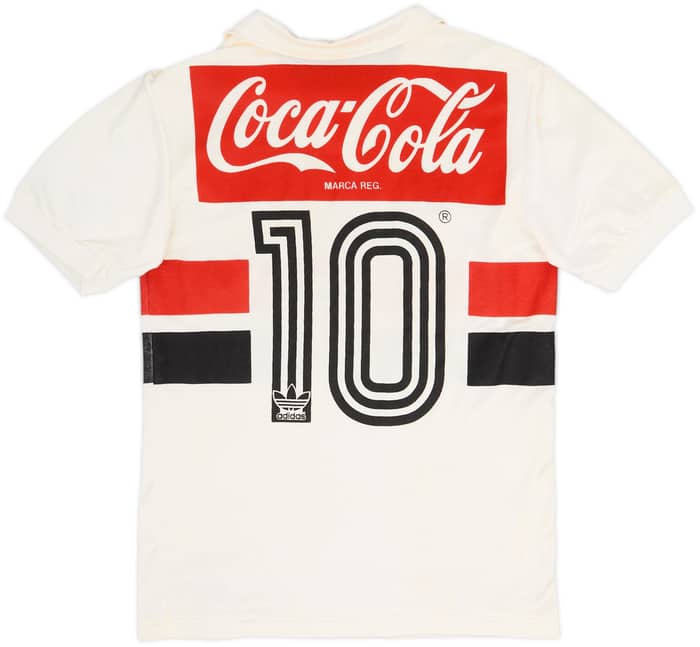 Camiseta de local del Sao Paulo 1987-88 #10 - 6/10 - (S)