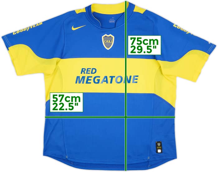Camiseta de local del Boca Juniors 2005-06 - 8/10 - (XL)