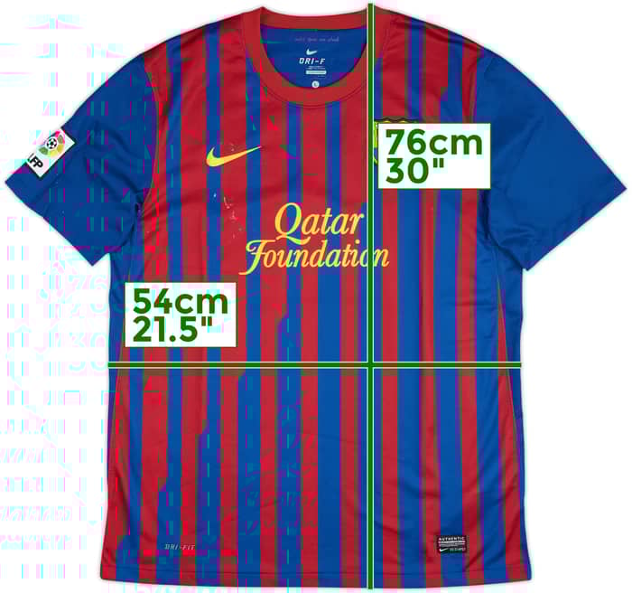 2011-12 Barcelona Home Shirt - 5/10 - (L)