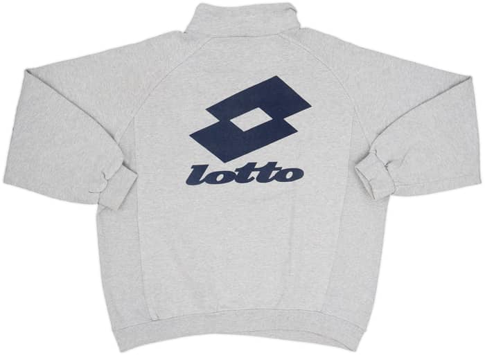 1994-96 Napoli Lotto 1/4 Zip Sudadera de entrenamiento - 4/10 - (L)