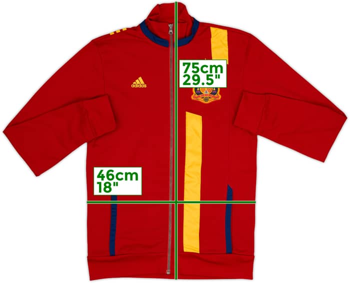 2012-13 Spain adidas Track Jacket - 8/10 - (S)