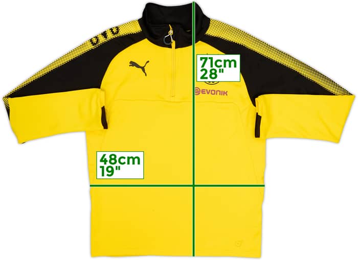 2015-16 Borussia Dortmund Puma 1/4 Zip Training Top - 8/10 - (S)