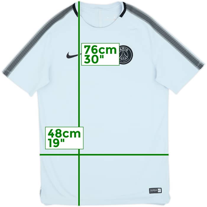 Camiseta Nike de entrenamiento del Paris Saint Germain 2017-18 - 9/10 - (M)