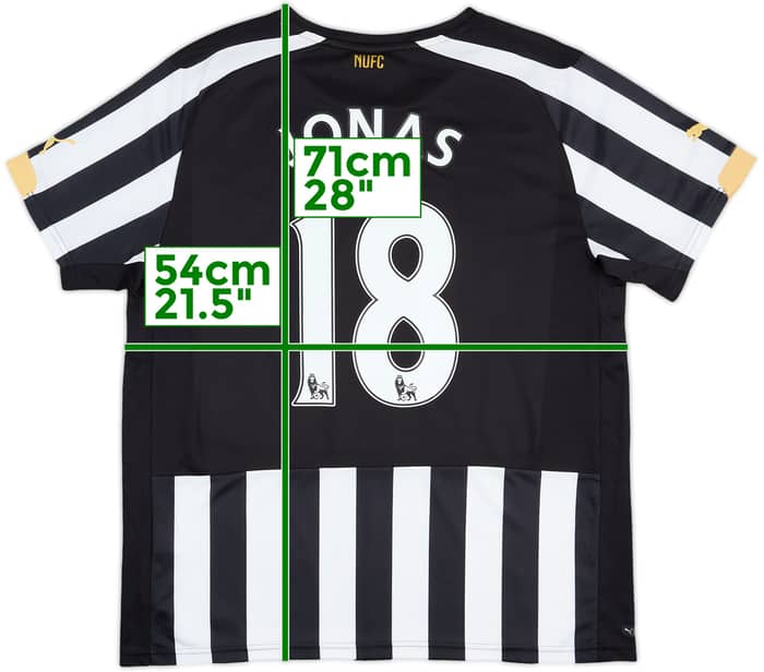2014-15 Newcastle Home Shirt Jonas #18 - 9/10 - (M)