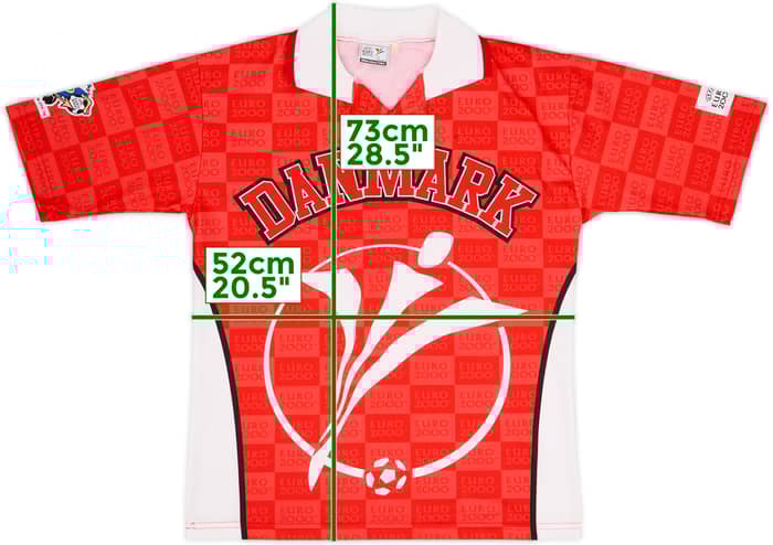 Camiseta de entrenamiento de Denmark 'Euro 2000' 2000 - 9/10 - (S)