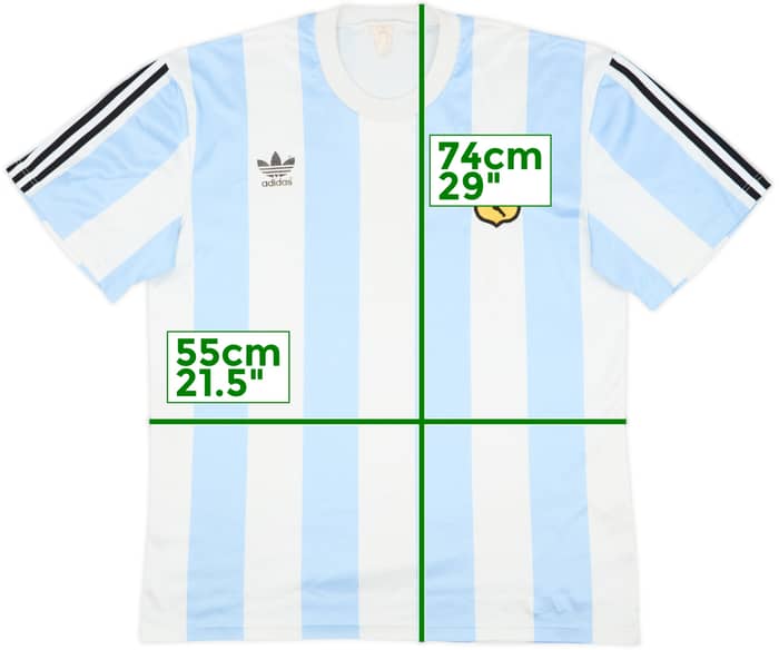 1988 Argentina Home Shirt - 7/10 - (L)
