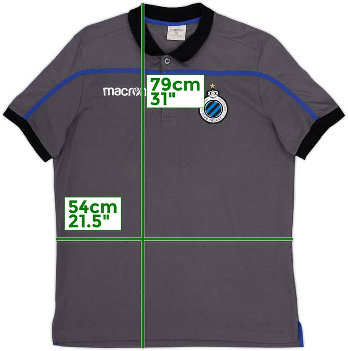2018-19 Club Brugge Macron Polo - 8/10 - (XL)