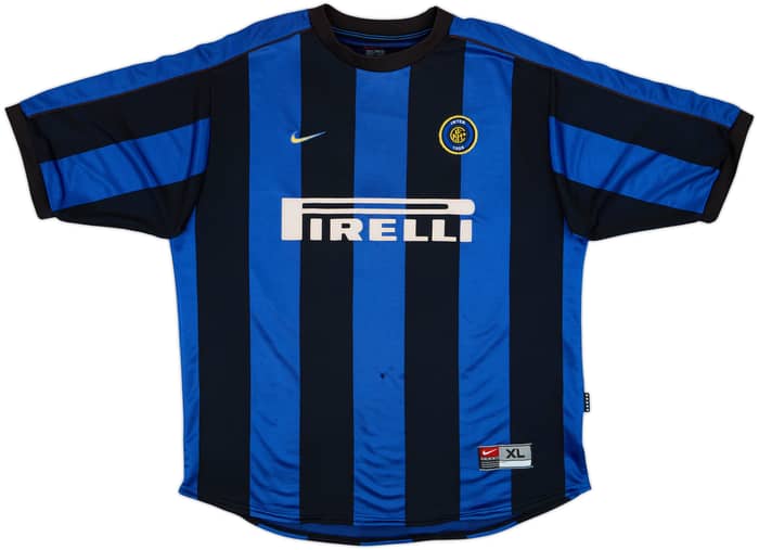 1999-00 Inter Milan Home Shirt Ronaldo #9 - 5/10 - (XL)