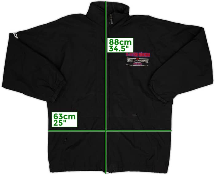 1992-93 Bayern Munich adidas Abrigo de banquillo con capucha - 9/10 - (L)