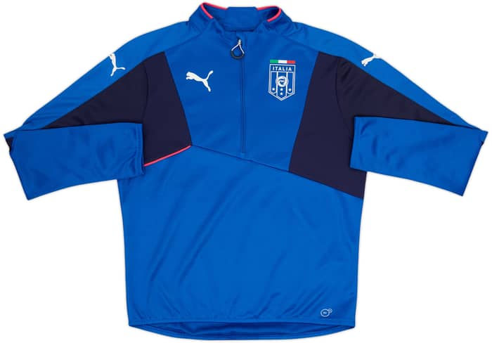 2014-15 Italy Puma 1/2 Zip Drill Top - 10/10 - (M)