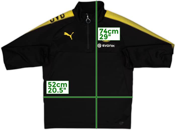 2017-18 Borussia Dortmund Puma 1/4 Zip Drill Top - 5/10 - (M)