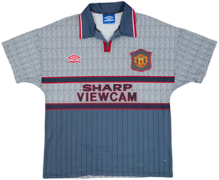 1995-96 Manchester United Away Shirt Cantona #7 - 6/10 - (M)