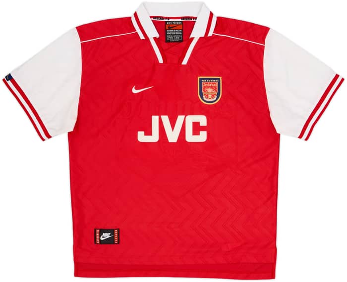 1996-98 Arsenal Home Shirt Bergkamp #10 - 8/10 - (XL)
