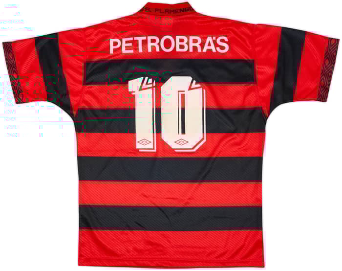 1993-94 Flamengo Home Shirt #10 - 8/10 - (XL)