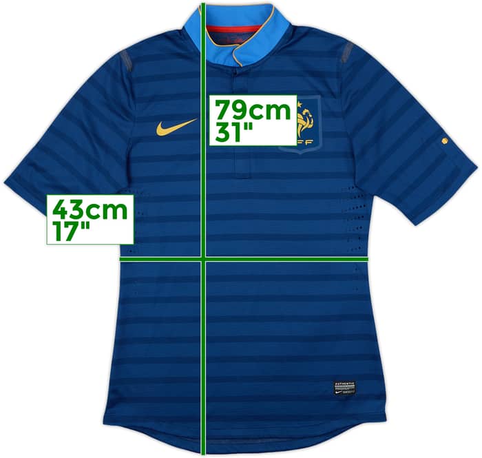 2012-13 France Player Issue Home Shirt - 5/10 - (M)