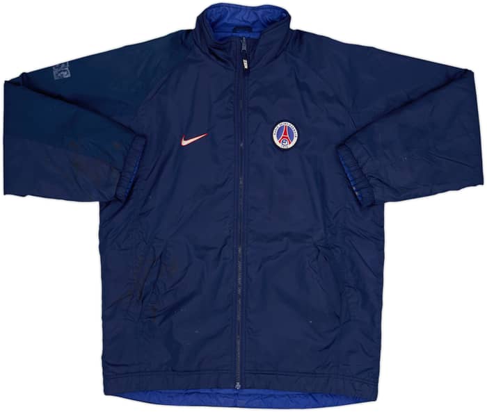 Abrigo de banquillo acolchado reversible Nike del Paris Saint-Germain 1998-99 - 4/10 - (M)
