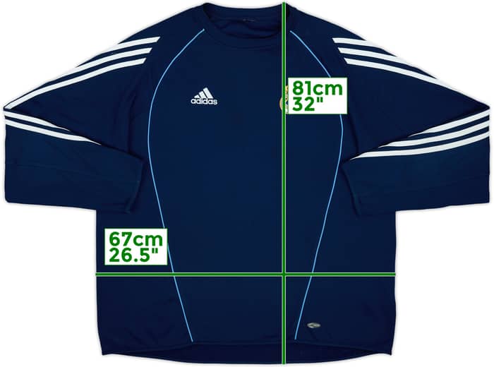2005-06 Real Madrid adidas Sweat Top - 6/10 - (XXL)