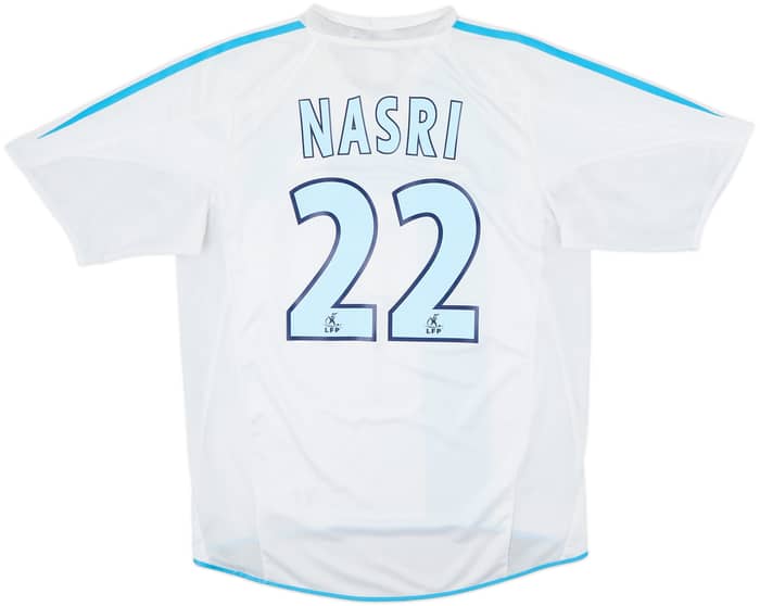 2004-05 Olympique Marseille Home Shirt Nasri #22 - 8/10 - (S)