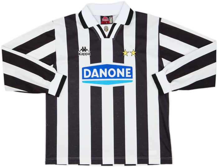 1994-95 Juventus Home L/S Shirt - 8/10 - (S)