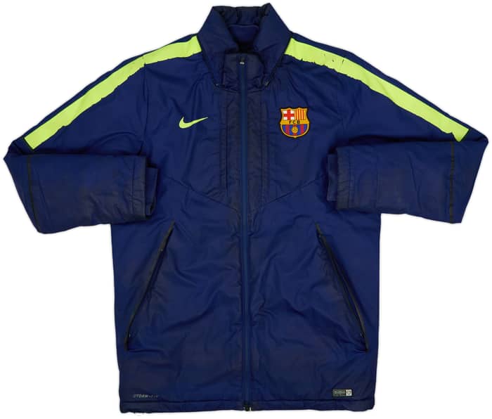 2014-15 Barcelona Nike Padded Bench Coat - 5/10 - (M)