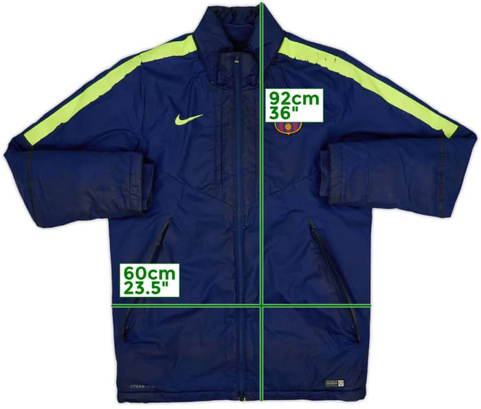 2014-15 Barcelona Nike Padded Bench Coat - 5/10 - (M)