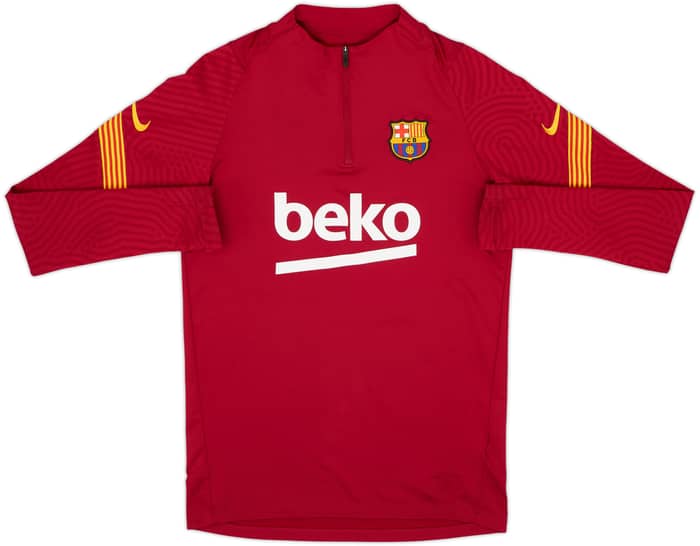 2020-21 Barcelona Nike 1/4 Zip Training Top - 6/10 - (S)