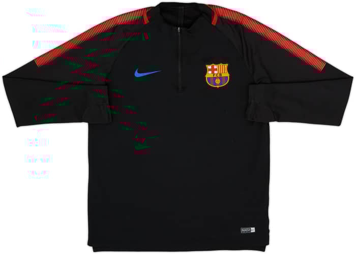 2017-18 Barcelona Nike 1/4 Zip Training Top - 8/10 - (M)