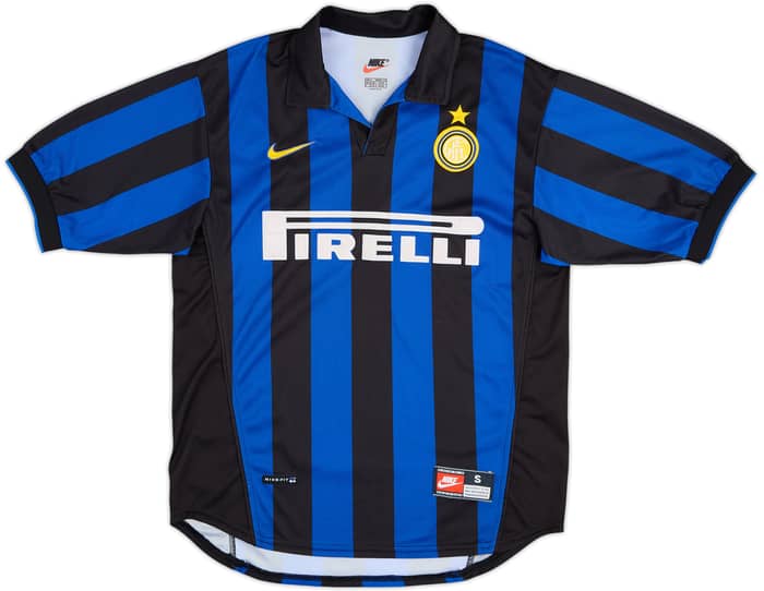 1998-99 Inter Milan Home Shirt Ronaldo #9 - 8/10 - (S)