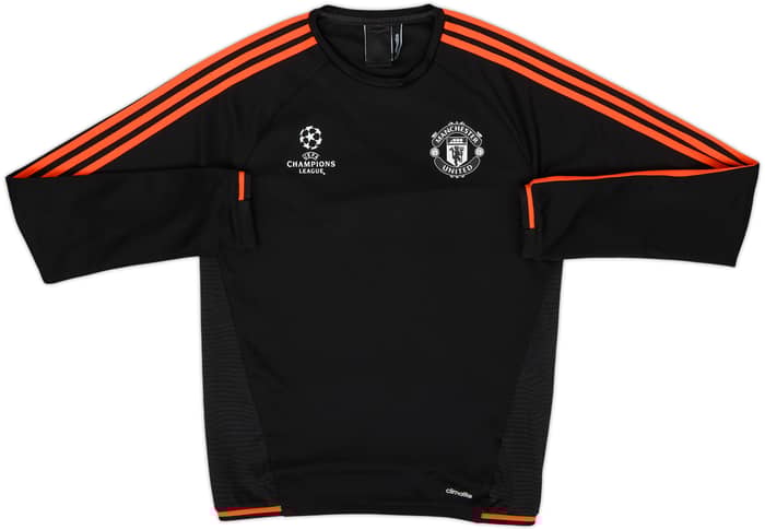 2015-16 Manchester United adidas Sweat Top - 8/10 - (S)