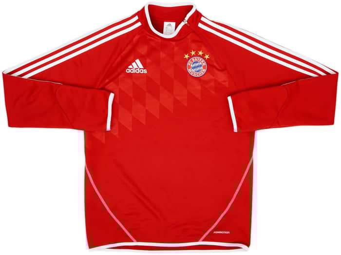 2013-14 Bayern Munich adidas 1/4 Zip Drill Top - 8/10 - (M)