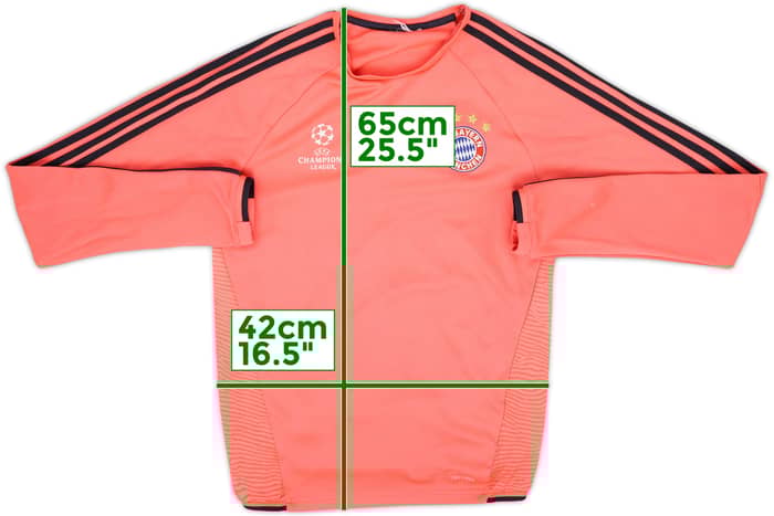 2015-16 Bayern Munich CL adidas Sweat Top - 7/10 - (L.Boys)