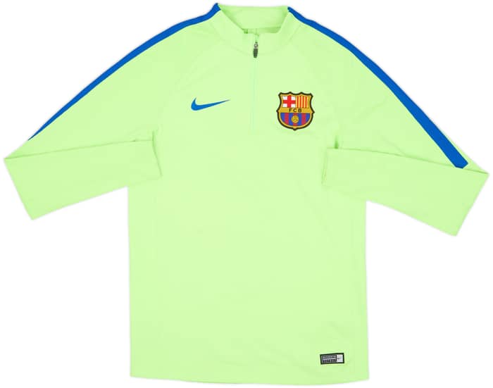 2017-18 Barcelona Nike 1/4 Zip Drill Top - 6/10 - (S)