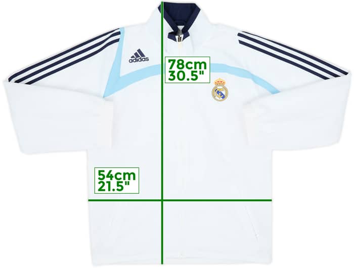 2007-08 Real Madrid adidas Track Jacket - 9/10 - (M)