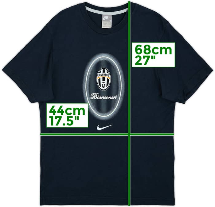 2007-08 Juventus Nike Cotton Tee - 8/10 - (S)