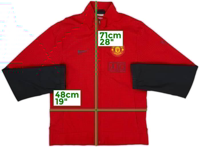 2008-09 Manchester United Nike Track Jacket - 8/10 - (S)