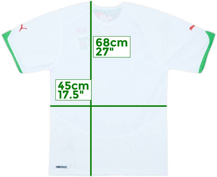 2010-11 Algeria Home Shirt (S)