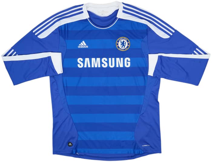2011-12 Chelsea Home L/S Shirt Drogba #11 - 6/10 - (XL)