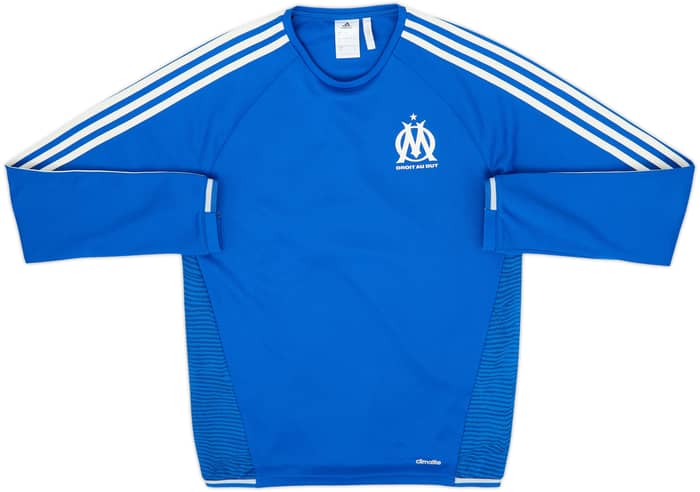 2015-16 Olympique Marseille adidas Sweat Top - 8/10 - (S)