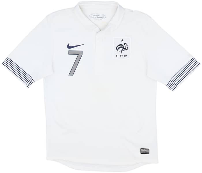 2012-13 France Away Shirt Ribery #7 - 7/10 - (S)