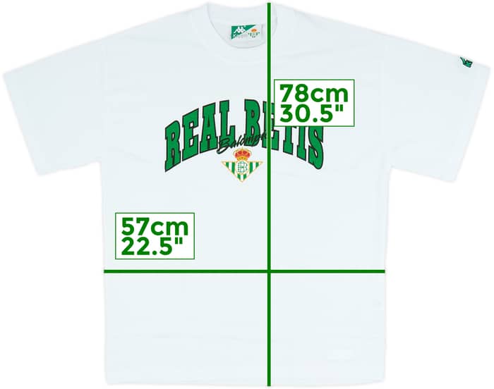1995-96 Real Betis Kappa Tee - 10/10 - (XL)