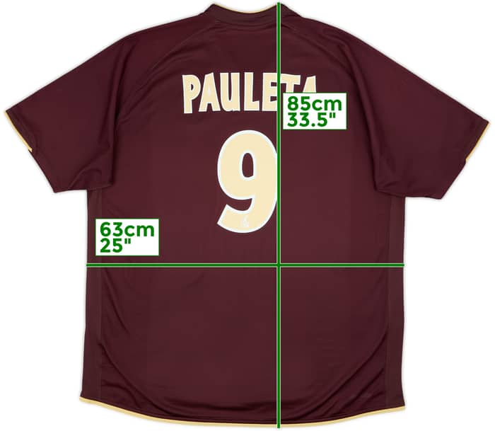 2006-07 Paris Saint-Germain Away Shirt Pauleta #9 - 8/10 - (XXL)