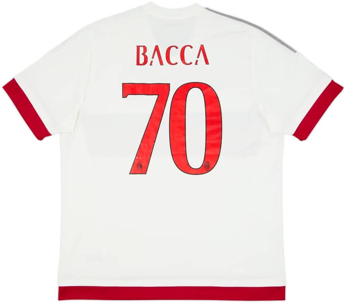 2015-16 AC Milan Away Shirt Bacca #70 - 7/10 - (XL)