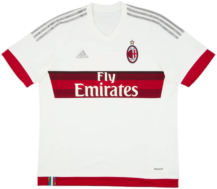 2015-16 AC Milan Away Shirt Bacca #70 - 7/10 - (XL)